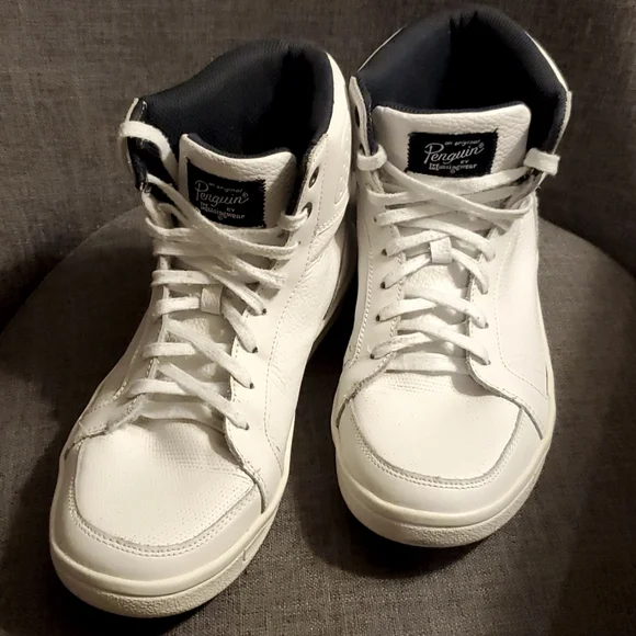 Original Penguin by Munsingwear Men's Athletic White Sneakers Size